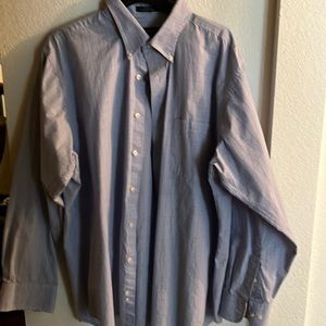 Chaps small blue and white checkered worn only once excellent condition.